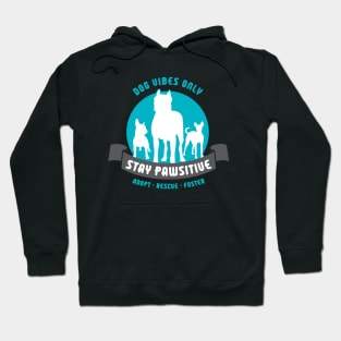 Dog Vibes Only - Stay Pawsitive Hoodie